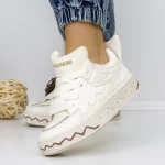 Frauen -Sneaker 3WL105 Beige Mei
