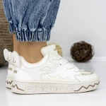 Frauen -Sneaker 3WL105 Beige Mei