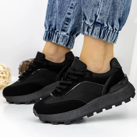 Frauen -Sneaker 3WL157 Black | Mei