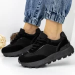 Frauen -Sneaker 3WL157 Black | Mei
