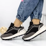 Frauen-Sneaker 3WL157 Schwarzgrau Mei