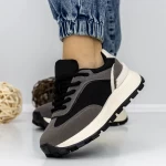 Frauen-Sneaker 3WL157 Schwarzgrau Mei