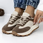 Frauen -Sneaker 3WL157 Brown Mei