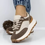 Frauen -Sneaker 3WL157 Brown Mei