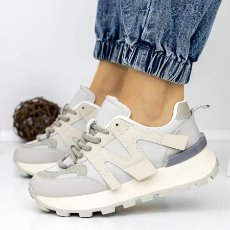 Frauen -Sneaker 3WL158 Grau Mei