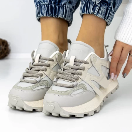 Frauen -Sneaker 3WL158 Grau Mei