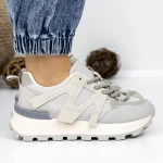Frauen -Sneaker 3WL158 Grau Mei