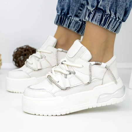 Frauen -Sneaker 3WL159 Weiß Mei