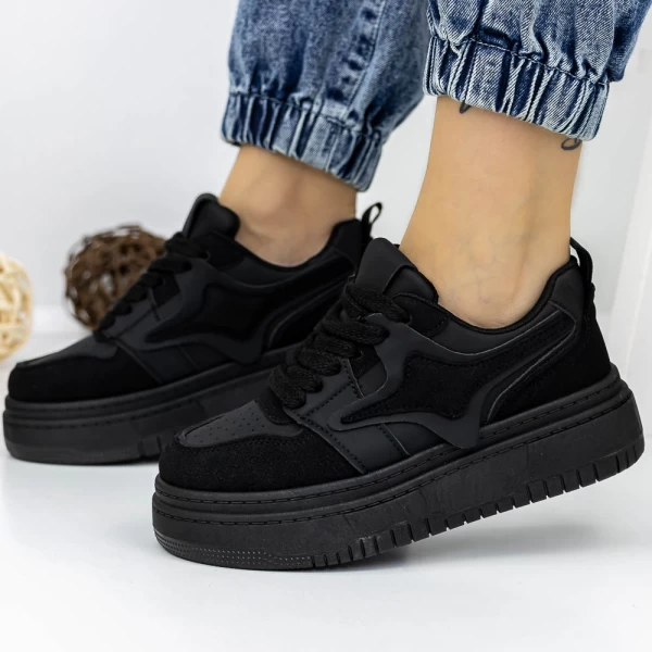 Frauen -Sneaker 3WL160 Schwarz Mei