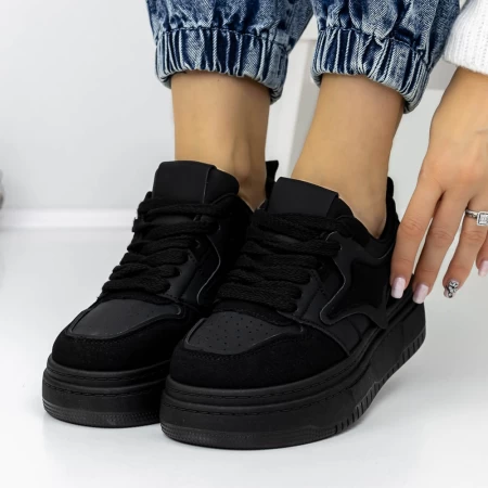 Frauen -Sneaker 3WL160 Schwarz Mei