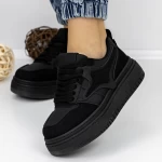 Frauen -Sneaker 3WL160 Schwarz Mei