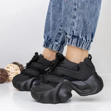 Frauen -Sneaker 3WL82 Schwarz Mei