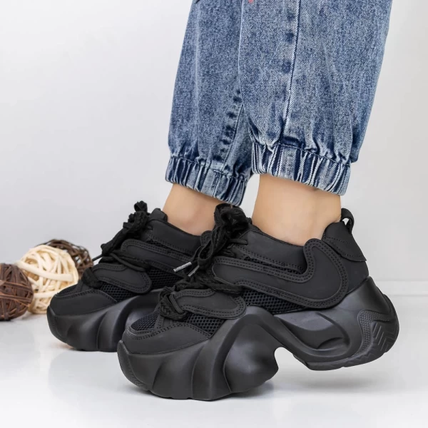 Frauen -Sneaker 3WL82 Schwarz Mei