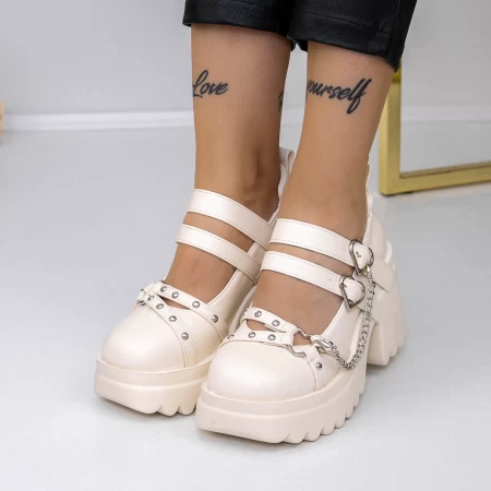 Frauenschuhe jeden Tag 3WL97 Beige | Mei