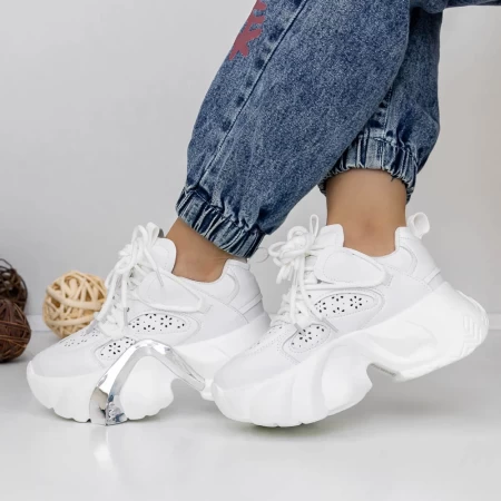 Frauen -Sneaker 3WL117 Weiß Mei