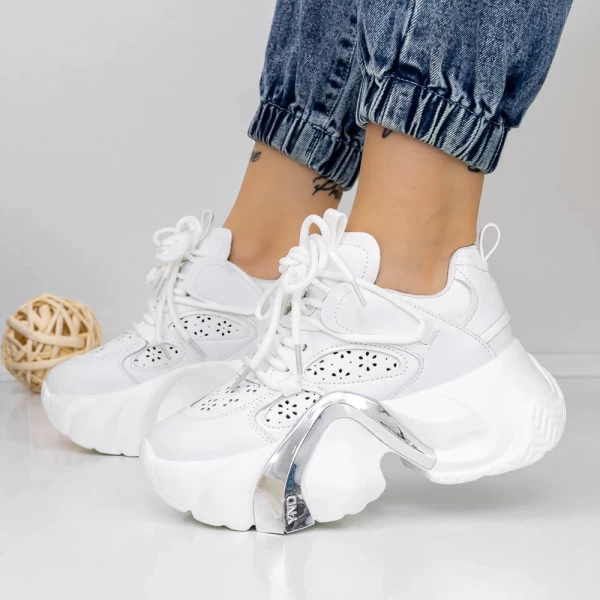 Frauen -Sneaker 3WL117 Weiß Mei