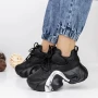 Frauen -Sneaker 3WL117 Schwarz Mei
