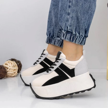 Sportschuhe auf der 3WL121 -weißen Plattform Mei