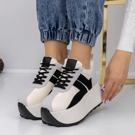 Sportschuhe auf der 3WL121 -weißen Plattform Mei