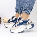 Frauen -Sneaker 3WL135 Blau Mei