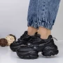 Frauen -Sneaker 3WL138 Schwarz Mei
