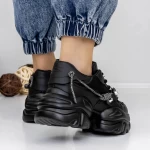 Frauen -Sneaker 3WL138 Schwarz Mei