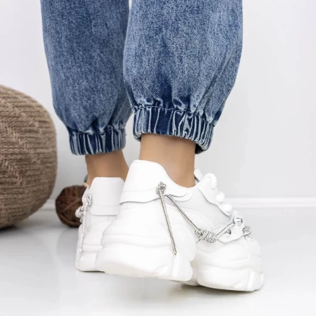 Frauen -Sneaker 3WL138 Weiß Mei