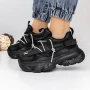 Sportschuhe auf der schwarzen Plattform 3WL150 Mei