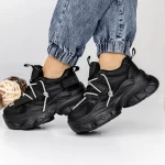 Sportschuhe auf der schwarzen Plattform 3WL150 Mei