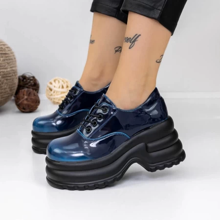 Frauenschuhe jeden Tag 3WL168 Blau Mei