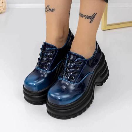 Frauenschuhe jeden Tag 3WL168 Blau Mei