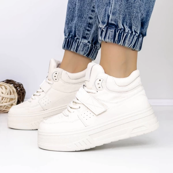 Frauenstiefel im Frühling-Jessień 3wl178 White | Mei