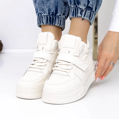 Frauenstiefel im Frühling-Jessień 3wl178 White | Mei