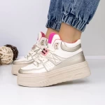 Frauenstiefel im Frühling-Jessień 3wl178 Pink | Mei