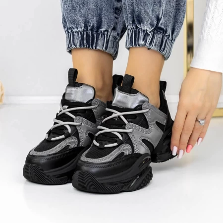 Frauen -Sneaker 3WL186 Black | Mei