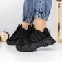 Frauen -Sneaker 3WL191 Schwarz Mei