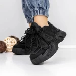 Frauen -Sneaker 3WL191 Schwarz Mei