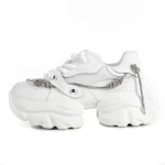 Frauen -Sneaker 3WL138 Weiß Mei