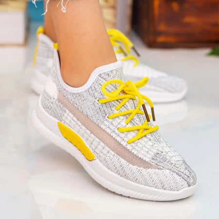 Frauen Sportschuhe x2916 Weiß-gelb | Se7en