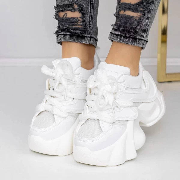 Frauen -Sneaker 3WL82 Weiß Mei