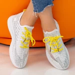 Frauen Sportschuhe x2916 Weiß-gelb | Se7en