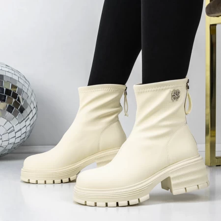 Frauenstiefel im Frühling-Jesień 3wl185 Beige | Mei
