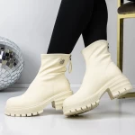 Frauenstiefel im Frühling-Jesień 3wl185 Beige | Mei