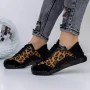 Frauen-Sneaker 3WL110 Schwarz-gelb | Mei