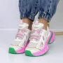 Damen 3WL112 Red-Pink-Sneaker Mei