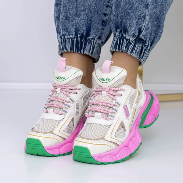 Damen 3WL112 Red-Pink-Sneaker Mei