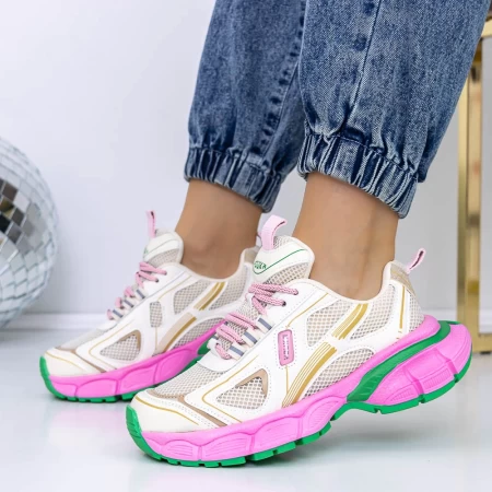 Damen 3WL112 Red-Pink-Sneaker Mei