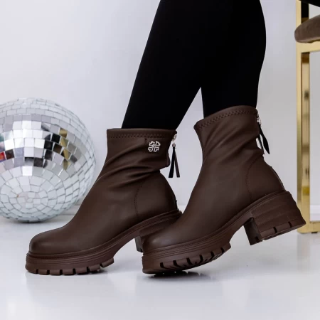 Frauenstiefel im Frühjahr im Frühjahr 3WL185 Brown | Mei
