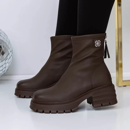 Frauenstiefel im Frühjahr im Frühjahr 3WL185 Brown | Mei