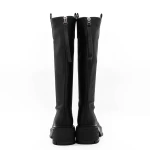Low -Hack -Stiefel der Frauen 3WL182 Schwarz | Mei